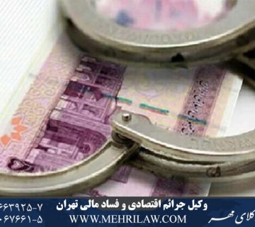 وکیل جرایم اقتصادی و فساد مالی تهران