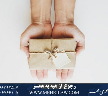 رجوع از هبه به همسر