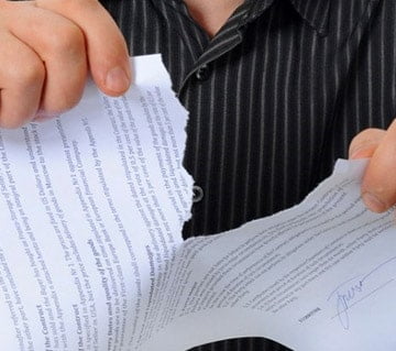 انحلال قرارداد مشارکت در ساخت